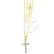 CORRENTE DOURADA COM STRASS (907-000)
