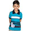 Camisa Polo Infantil Leonildo "Confia os teus cuidados ao Senhor"