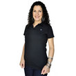Baby Look Polo Básica Canção Nova Preta