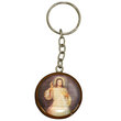 Chaveiro Jesus Misericordioso Madeira 